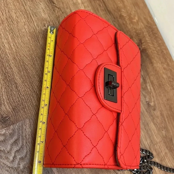 RED MINICROSSBODY BAG FAUX LEATHER - Picture 8 of 10